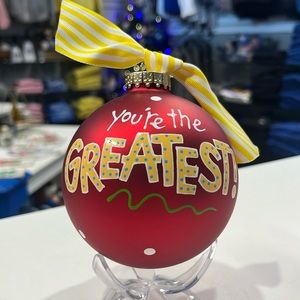 NWT Coton Colors “You’re the Greatest” ornament